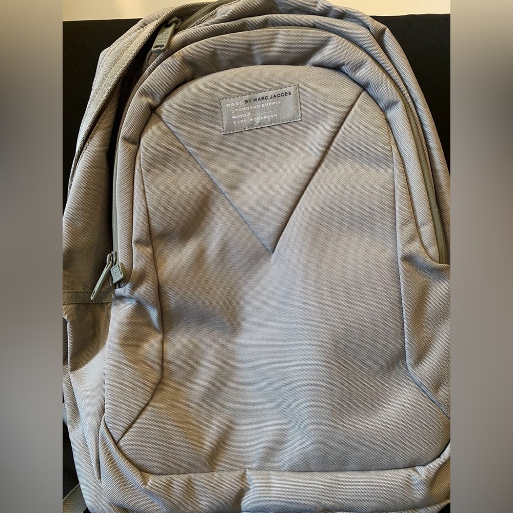 New with Tag Marc Jacobs Gray Canvas Backpack